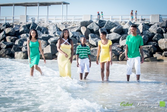 The Green & Adams'  Family Portrait, Miami, Florida
